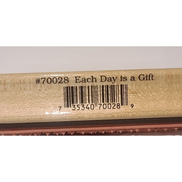 Stamps Happen Inc #70028 Everyday Is A Gift From God Rubber Stamp VTG-NEW - Picture 9 of 11